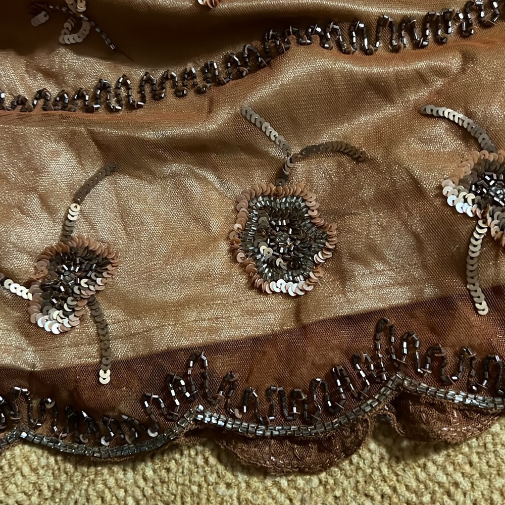 Brown Fairycore Beaded Cami - Picture 5 of 6